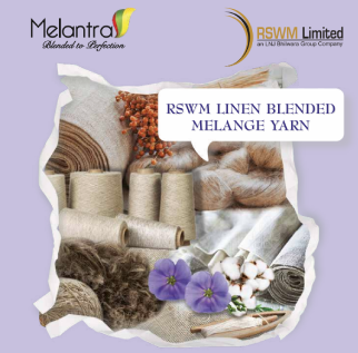 Rswm Linen Blended Melange Yarn